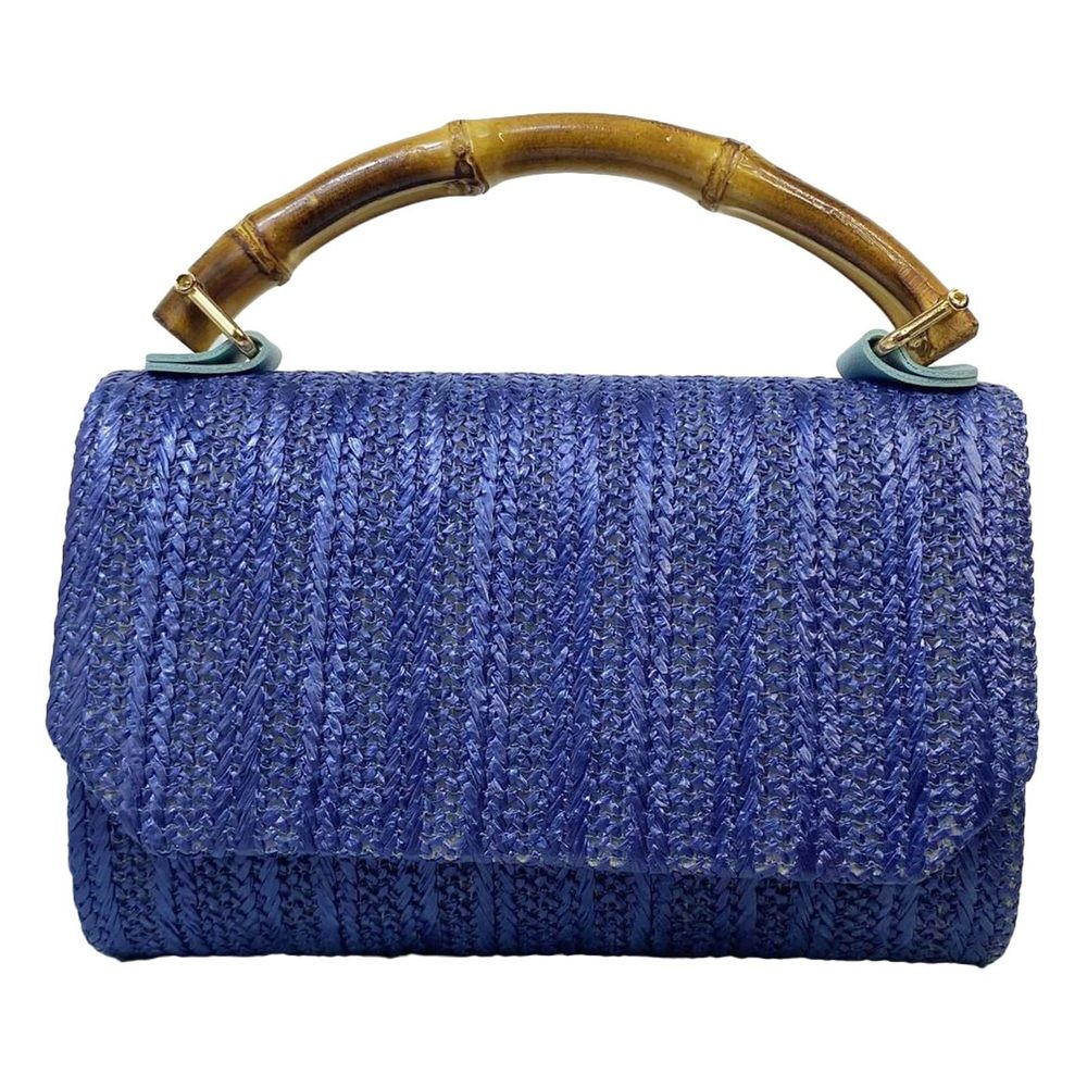 2025 Straw Clutch Bag Bamboo Handle Chic Versatile Elegant Handbag Woven ;)
